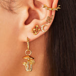 Magic Mushroom Studs