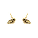 Unicorn Skull Studs