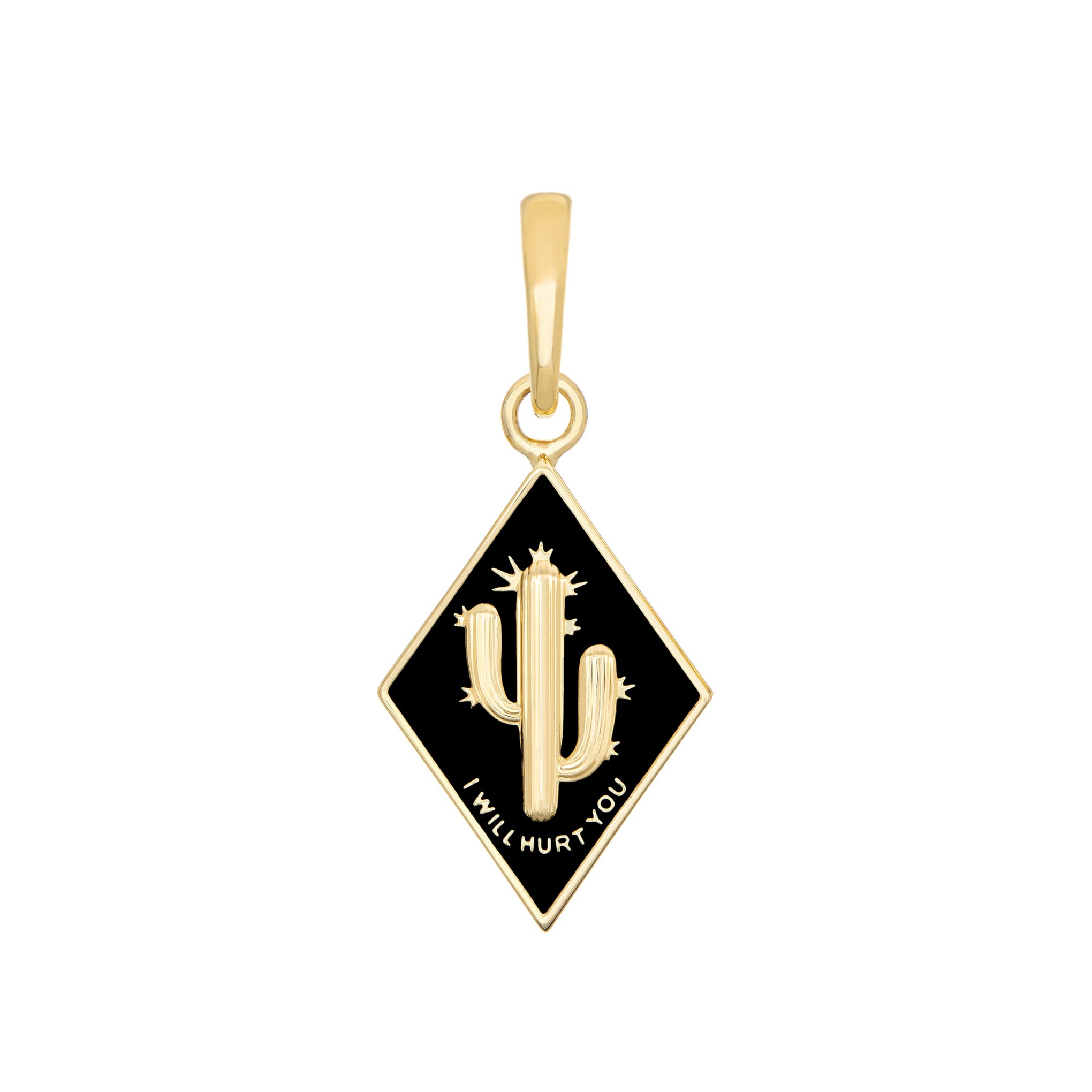 Little Rooms Cactus Charm 18K Gold Plated