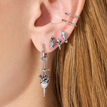 Wolf Skull Studs