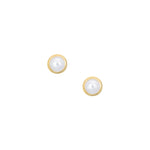 Elara Studs - Pearl