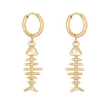 Fishbone Earrings