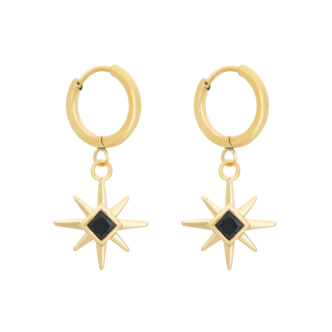 Lyra Earrings - Black