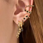 Midnight Rose Earrings