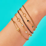 Molecule Bracelet - White