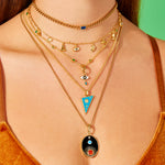 Dione Necklace - Blue