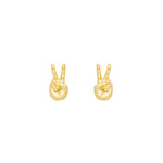 Peace Sign Studs