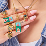 Gold Rings and Charms