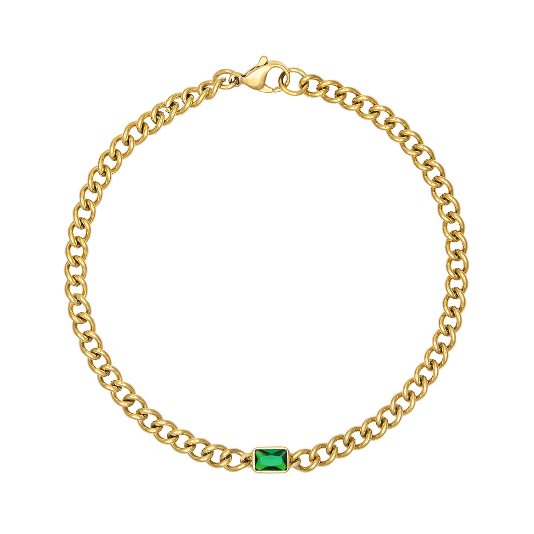 Dione Anklet - Green