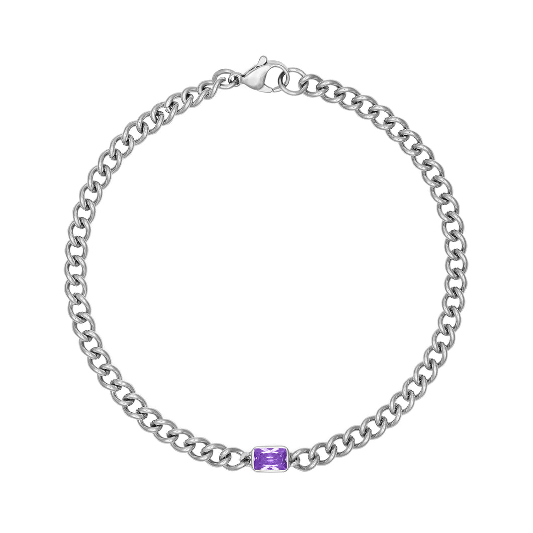 Dione Anklet - Purple