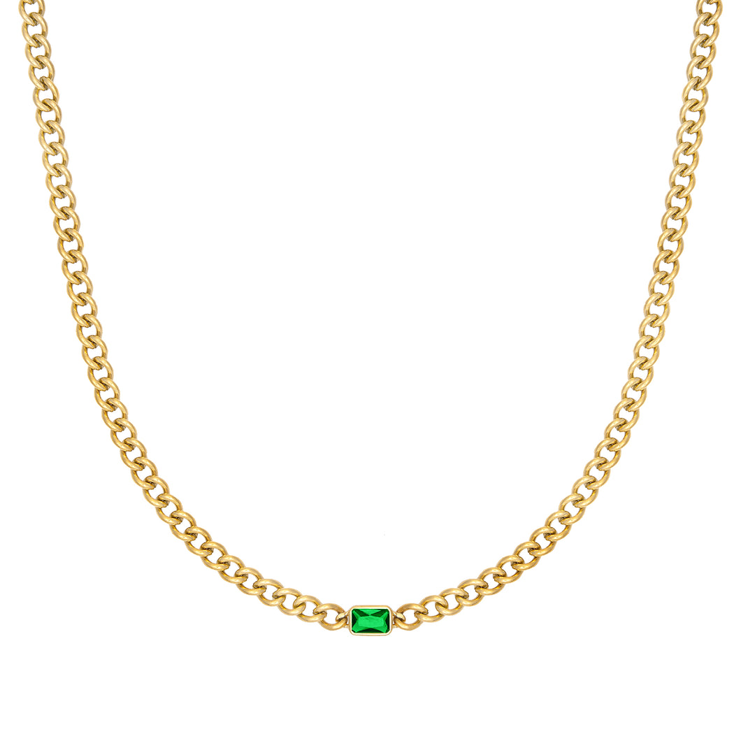 Dione Necklace - Green