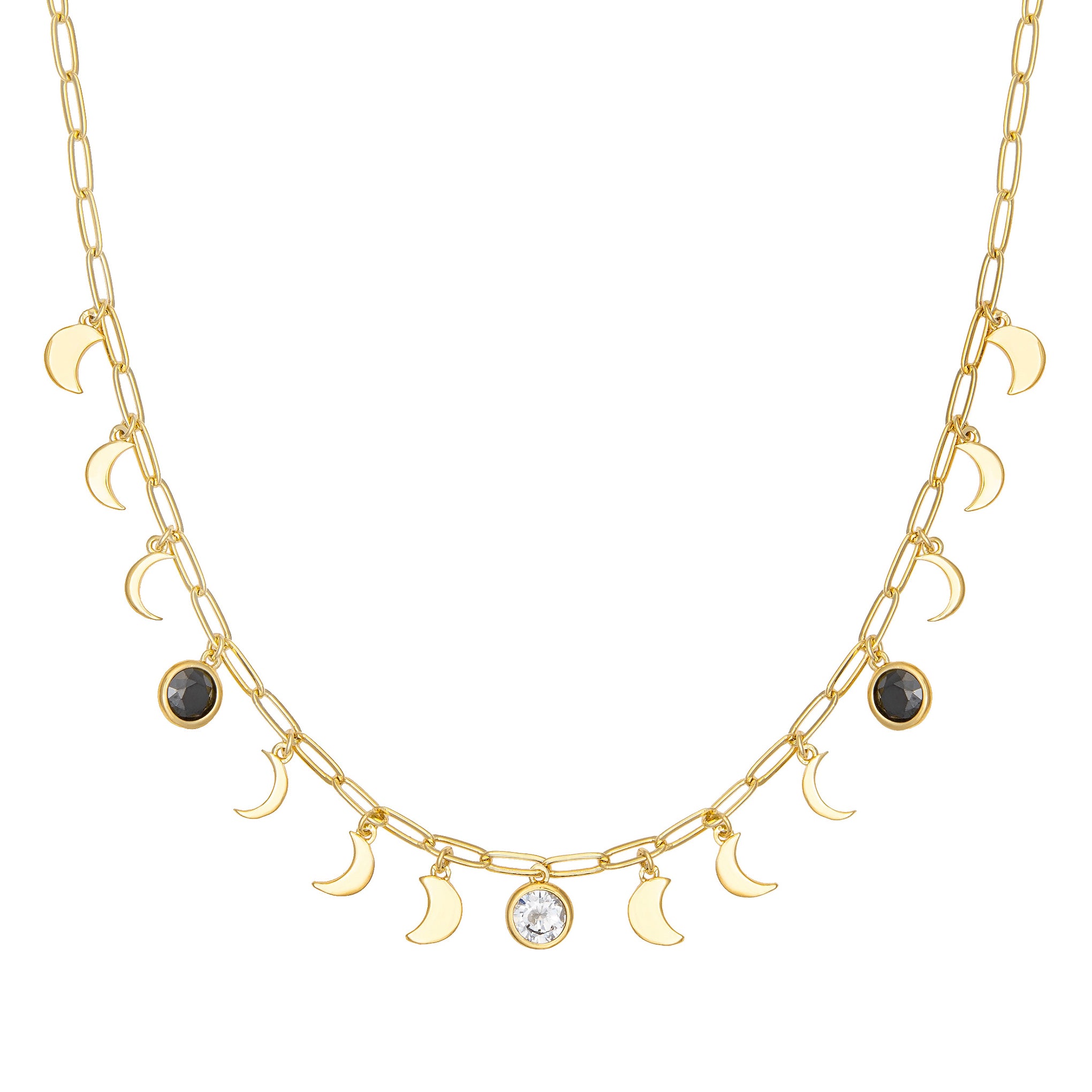 14kt Gold Moon Phase Necklace | Stuller | Freedman Jewelers - Freedman  Jewelers