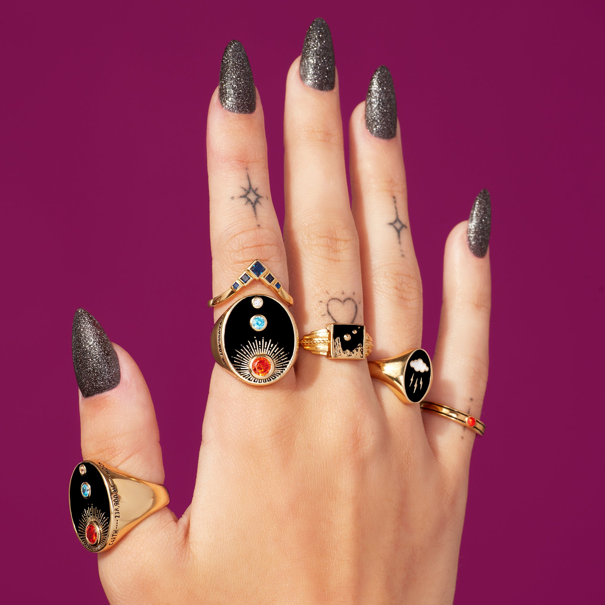 Little Rooms Orbit Signet Ring