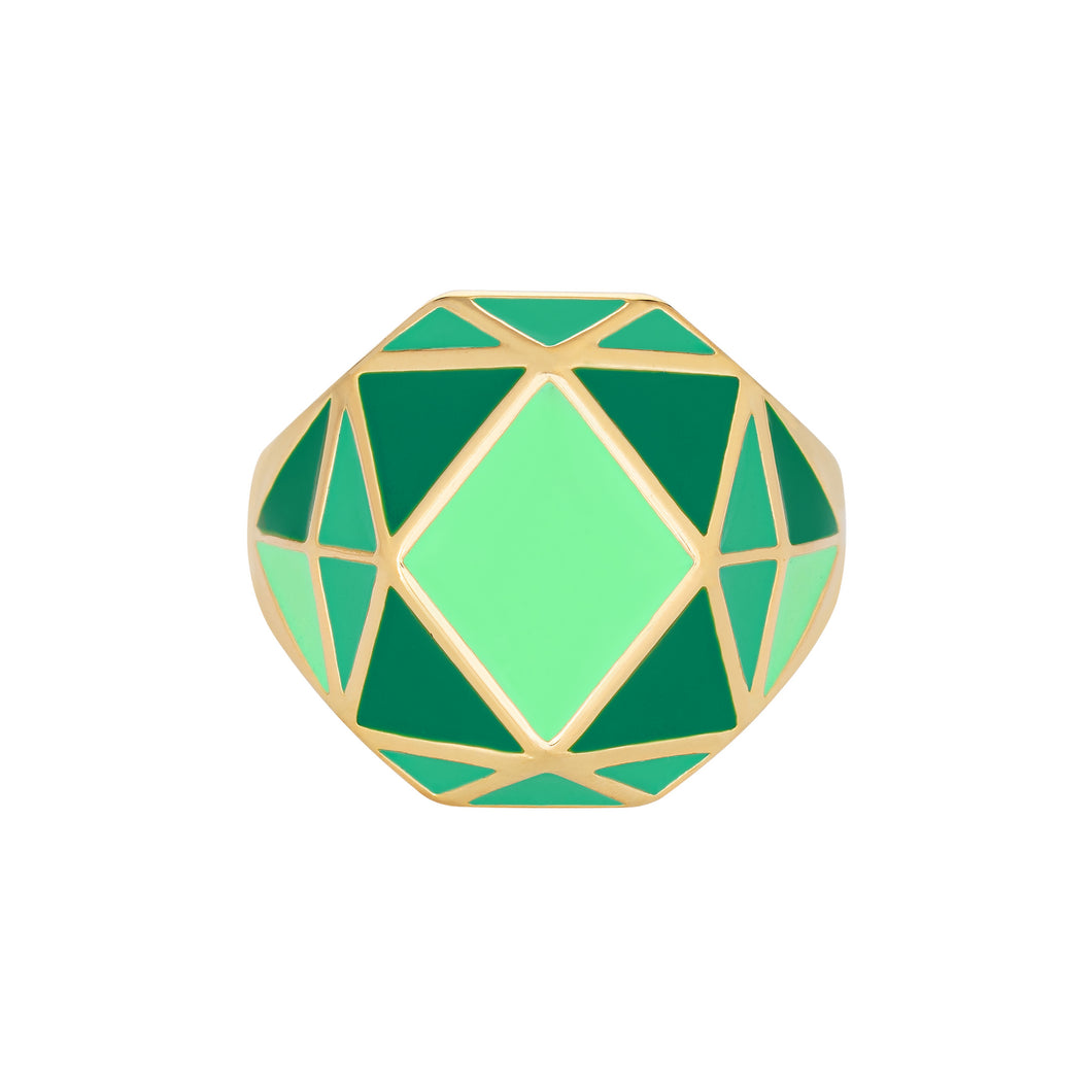 Prism Ring - Green